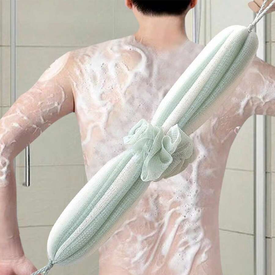 可拉伸大号成人沐浴海绵，耐用优质沐浴泡沫器