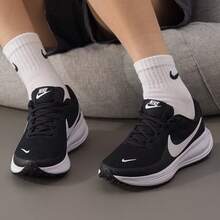 Nike Women's Revolution 8 Cushioned Breathable Road Running Shoes, Spring 2026 New Arrival HJ8485-001 - Black - View 2