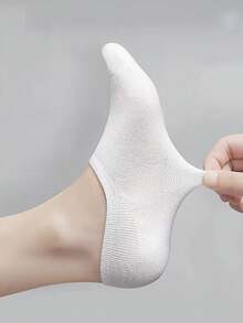 5 paia di calzini invisibili tinta unita, traspiranti e morbidi, adatti per uomo e donna, ideali per uso quotidiano, viaggi, calzini corti, regalo perfetto per le vacanze (consegna casuale) - Multicolore - Visualizzare 10