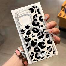 Leopard Print Clear Transparent MagSafe Cover Compatible With  16 16E 15 11 13 12 14 Pro XSMax XR X 15 7 8 Plus SE 2022 Phone Cases, Cover Compatible With  17 Pro Case,  17 Pro Max Case,  17 Case,  16 Pro Case - T10167 - Xem 3