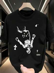 Camiseta Gervonta Featherweight Player Hombre Algodón Ultra Suave Alta Calidad Ligera Transpirable Diseño Deportivo Comfort Óptimo - Negro - Ver 1