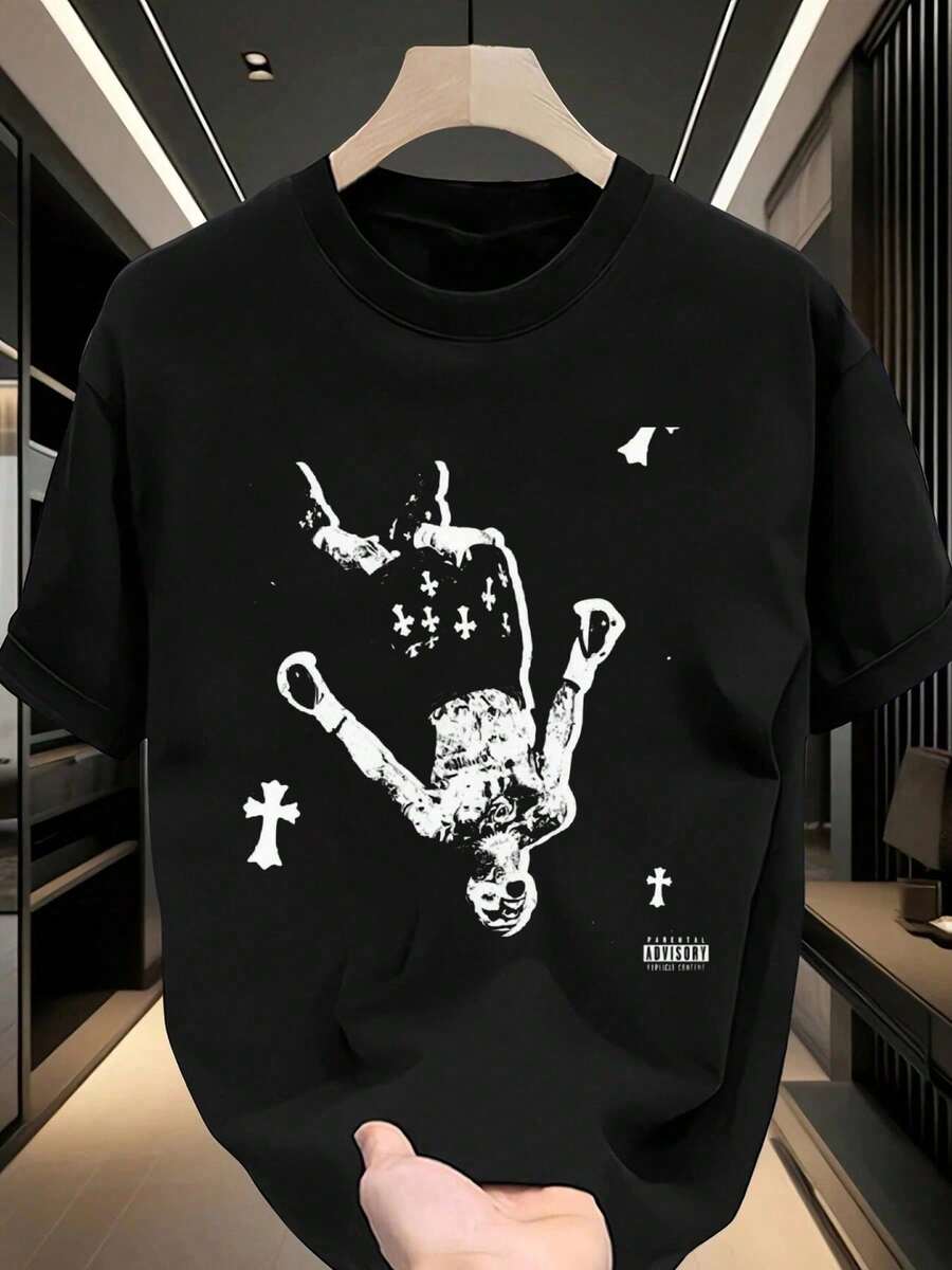 Camiseta Gervonta Featherweight Player Hombre Algodón Ultra Suave Alta Calidad Ligera Transpirable Diseño Deportivo Comfort Óptimo - Negro - Ver 1