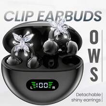 NEW SENYANG Wireless Open-Ear Headphones, 2025 OWS Clip-On Earphones, Butterfly Earring Headphones, Pure Stereo Sound, Suitable For Sports/Outdoor And Multi-Scenarios, Wireless Earphones, Clip-On Earphones, Travel Earphones, Fashion Earphones, Gift, Holiday Gift For Girls & Women, Sports Earphones, Travel Wireless Earphones, Stereo Earphones, Fashion Aesthetics, Halloween Gift - Q71(21) - View 9