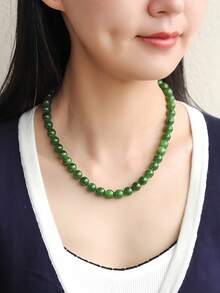 1/7/14 piezas/Set Collar ajustable con cuentas de cristal, adecuado para hombres y mujeres, joyería de mujer, adecuado para uso diario y regalo perfecto