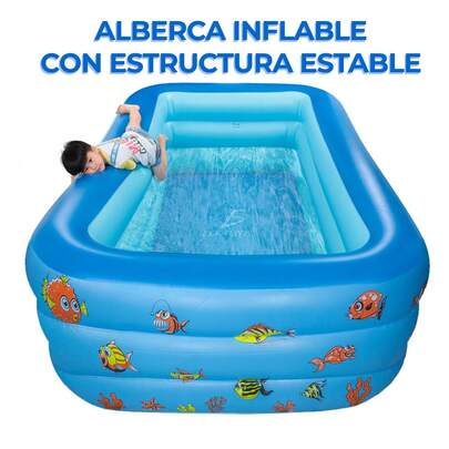 PISCINA PARA NIÑOS - PARA FIESTAS, VACACIONES DE VERANO, PARA REUNES FAMILIARES - IDEAL PARA EL AIRE LIBRE (JARDÍN O PATIO)
