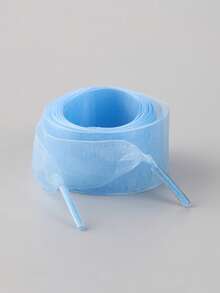 New Fashionable Versatile Sneakers With Tulle Lace Shoelaces, Transparent Lace Shoe Strings Ballerina Style Decor, Small White Shoes Decorative Cords