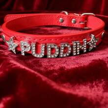 1pc Red & Black Sexy Lingerie Accessory Letter Choker, Gothic Style DIY Choker, Custom Adult Couple Sexy Tool, Party Club Jewelry Gift - Multicolor - View 15