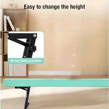 Gymnastics Beam With 5 Heights Adjustable 8ft Balance Beam Home Gym Equipment For All Gymnastic - Green - View 3