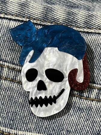 1pc Handmade Acrylic Cute Cartoon Pet Dog Brooch, Colorful Dressed Animal Puppy/Kitten Pin, Creative Animal Shaped Brooch Gift For Friends