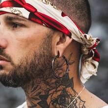 1只5毫米4克不锈钢圆形耳环，时尚纹理耳塞耳廓扩张器身体穿刺饰品 - 1528 - 查看 7