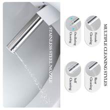 Bidet Toilet Seat, Electric Toilet Seat Bidet, Unlimited Warm Water, Vortex Wash, Electronic Heated, Warm Air Dryer, Rear And Feminine Wash, LED Light, Toilet Seat Bidet - US B Type Plug(110-127V) - View 7