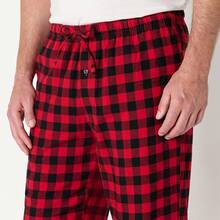 Essentials Men's Flannel Pajama Pant - Rojo - Ver 6