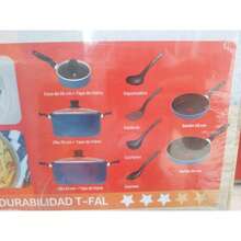 batería de cocina Tfal Xpert Chef 12 piezas, Fabricada con aluminio de alta durabilidad, asegura una distribución uniforme del calor, lo que resulta en cocciones precisas y eficientes - Azul - Ver 4