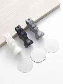 Made Of Silica Gel, It Operates With Low Noise. Equipped With An Adjustable Strap For Anti-Collision And A Strong Suction Cup, This Door Stopper Is Suitable For Use In School Dormitories, Offices, And Homes.