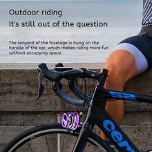 Altavoz portátil magnético sin varillas, luz ambiental colorida, mini altavoz con soporte para móvil, graves de alta definición, ideal para exteriores/coche/música/juegos/viajes/deportes, regalo de escritorio - Negro - Ver 8