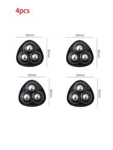 1/4个粘性耐磨承重小滑轮，万向轮，三种颜色可选，底部带静音脚轮，优质重型旋转轮 - 顺滑360°旋转脚轮，带三重滚珠轴承，静音耐磨，无需钻孔即可承重家用物品 - 彩色 - 查看 17