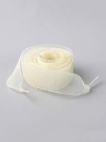 New Fashionable Versatile Sneakers With Tulle Lace Shoelaces, Transparent Lace Shoe Strings Ballerina Style Decor, Small White Shoes Decorative Cords