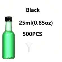 52/10/2/120/500pcs Set Of Small Plastic Wine Bottles With Cap And Funnel Lightweight And Non-Leakage Transparent Bottle With Screw Cap, Can Be Used To Fill A Variety Of Liquids And Fine Solids, Suitable For Putting In The Bag To Take Out Travelling And Etc. - Multicolor - View 18