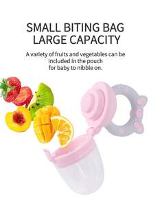 KUNT 1pc Baby Silicone Pig Shaped Teether, Suitable For Daily Feeding