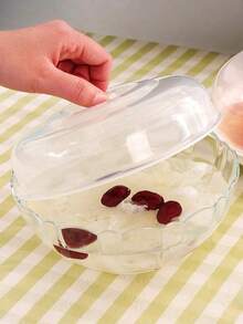 1pc Microwave Cover,Insulated Vegetable Cover,Plastic Food Cover,Heat-Resistant Food Cover,Refrigerator Anti-Odor Preservation Dishes Cover,Kitchen Daily Preservation Utensils,Universal Splash-Proof Cover,Food Household Bowl,For Kitchen Accessories,Kitchen,Food,Camping,Room Decor - Nhiều màu - Xem 5