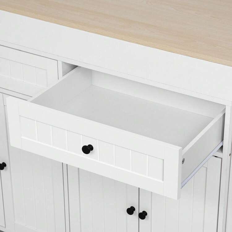 Mobile Storage Islands - White - View 7
