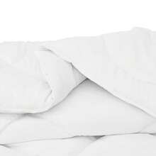 Edredón Larryhot con funda de almohadas, 3 piezas, microfibra blanca, bonito y práctico - Blanco - Ver 8