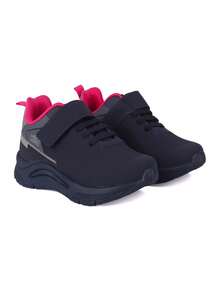 Tênis Infantil Feminino Klin Esportivo Com Amortecimento e Calce Fácil  - Marinho - Azul Marinho - Visão 3