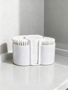 3-In-1 Bathroom Vanity Beauty Storage Box - Spherical Storage Box - Transparent Makeup Accessory Storage Box, Suitable For Storing Beauty Products, Wipes, Spherical Items, Dental Floss, Makeup Brushes, Etc.