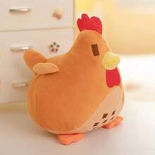 Almohada de pollo  de 20cm, juguetes de peluche suaves de animales, decoración de habitación de regalo de cumpleaños para niños de  de dibujos animados - A - Ver 8