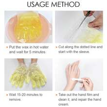 10分钟石蜡手足护理套装，家用SPA手膜手套，保湿手足膜 - 薰衣草、胶原蛋白、椰子油、芦荟、玫瑰、蜂蜜面膜，SPA礼盒套装，女士美容护理礼盒套装 - 彩色 - 查看 6