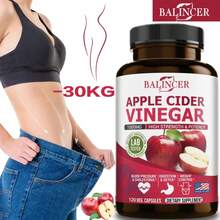 Suplemento de vinagre de sidra de manzana, potencia natural, 1000 mg, 120 cápsulas - 1 botella - Ver 1