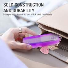 J·FOCUS 2026 New Fashion High-End Lipstick Style Nail Clipper, Professional Stainless Steel High-Precision Sharp Anti-Splash Upgraded Version, Ergonomic Easy To Cut Hard Nails, Hygienic Storage Manicure Pedicure Tool, Travel Portable Decoration, Ideal Gift For Valentine's Day, Mother's Day, Father's Day, Boyfriend, Girlfriend, Business Gathering