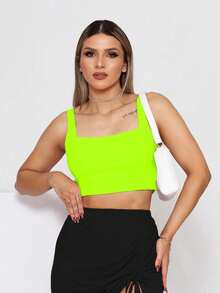 Women Tops - 青檸色 - 查看 2