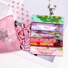 6 Peças Conjunto de Acessórios Portáteis, Papéis de Seda Estampados, 120 Peças Filtros de Saco Grande, Papéis de Seda Grandes de 110mm, Queima Uniforme, Acessórios, Ideal para Presentes de Férias e Festas, Natal