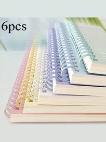 B5 Coil Notebook, Colorful A5 Elegant Notebook, Large Capacity, Thick Spiral Notebook, Minimalist Notebook, Colorful & Stylish, Multi-Color