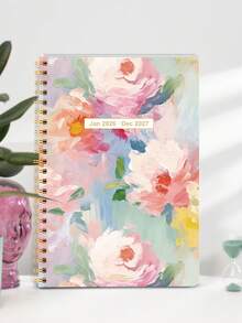 BUBU 2026-2027 学年周计划和月计划本，2026 年 1 月至 2027 年 12 月，6.5 英寸 x 8.2 英寸，软封面，螺旋装订，学校和办公用品，返校季 - 彩色 - 查看 7