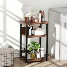 Mesa Auxiliar, Mesa De Noche Moderno, Pequena Mesa De Centro Mesas Para Jardín Mesas Laterales Para Sala Mesa De Centro - Granate - Ver 7