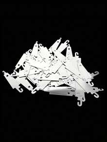 5件套不锈钢穿针器，适用于刺绣穿针、DIY十字绣配件 - 銀色 - 查看 6