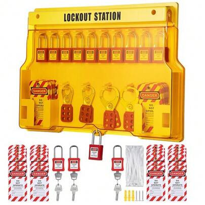 58 PCS Lockout Tagout Kits Electrical Loto Kit Electrical Risk Removal