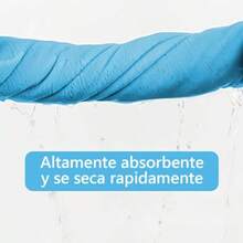 Toallas Microfibra 3Pack, Toallas de Bao Microfibra, Toalla Natacion Secado Rpido Ligera y Suave con Bolsa Porttil, Toalla Deportiva para Viaje, Gym, Yoga, Senderismo, Camping Gris - azul - Ver 5