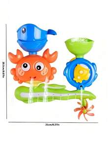 1-5 Years Old Kids Bath Toys, Floating Swimming Frog Baby Bath Toys, Fun Educational Bath Toys, Sensory Bath And Pool Toys, Spraying Toys, Non-Slip Suction Cup, Birthday Gifts For Boys And Girls, Bath Toys, Baby Toys, Bath Toys, Baby Supplies, Pool Toys