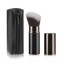 RANCAI 可伸缩歌舞伎化妆刷，1/2/3支装旅行装粉底刷，面部腮红刷，适用于晕染液体、腮红、修容、抛光、防晒霜，打造无瑕妆容，粉底刷，遮瑕刷，腮红刷，轮廓刷，腮红刷，修容刷，散粉刷，粉底刷，腮红刷 - 彩色 - 查看 17