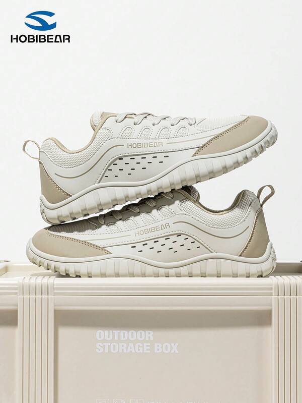 HOBIBEAR (Runs Small) Comfortable Flat Breathable Women Casual Shoes, Fashion Sneakers For Women, Suitable For All Seasons