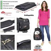 DBest Productos Pet Smart Cart, , , 1(Negro L) - Tipo 2 - Ver 4