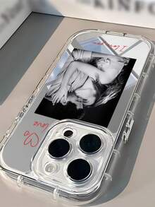 Ốp lưng điện thoại in ảnh cá nhân/thú cưng theo yêu cầu, thời trang, cá nhân hóa, trong suốt, dày dặn, phản quang toàn diện, tương thích với iPhone 11 12 13 14 15 16 Pro Max, thích hợp cho Ngày Valentine, Kỷ niệm, Sinh nhật, Ảnh đời sống, Bạn thân, ốp điện thoại 2025, Ốp điện thoại dễ thương - Trong sáng - Xem 3