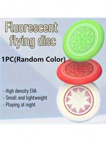 3个/1个夜光软飞盘，发光，采用柔软的PE材质，轻巧易飞，适合户外运动、社交活动、团队建设、休闲娱乐。是圣诞节、新年、复活节、返校季、生日、毕业季的绝佳礼物。
