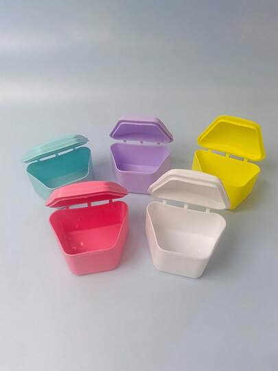 Dental Consumables, Dental Retainer Box, Trapezoidal Tooth Box, Orthodontic Braces, Trapezoidal Storage Box