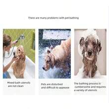 Portable Sink Hose Faucet Sprayer Shampoo Sprayer Handheld Shower Head Pet Bath Hose Sink Washing - như hình ảnh - Xem 3