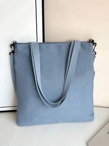 Canvas Tote Bag, Suitable For StudentsOne Shoulderer Bag, Crossbody Canvas Bag, Versatile & Large Capacity Backpack