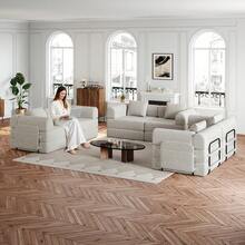 khaki + Chenille + 6 Sitz